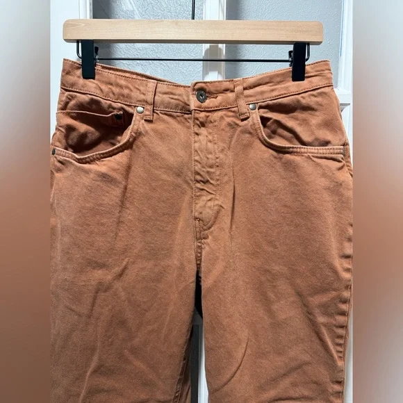 The Ragged Priest Brown High-Waisted Straight Leg Jeans - Picture 6 of 9